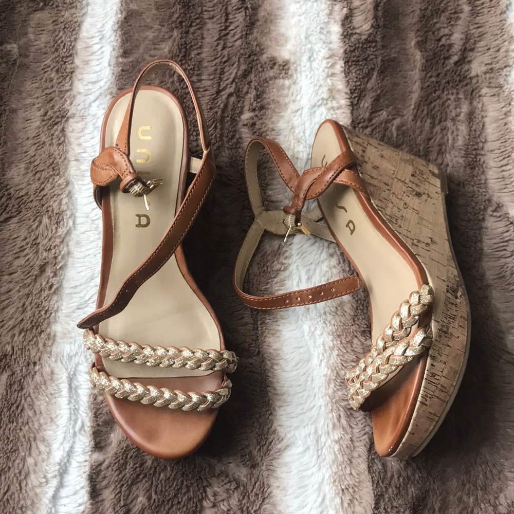 Unisa cork wedges. Size 7